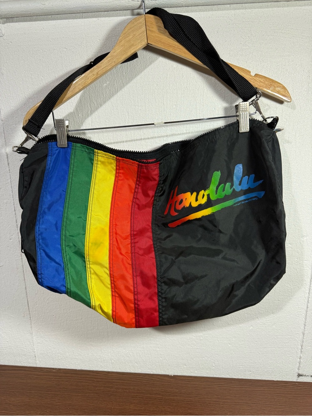Honolulu Vintage Rippers Rainbow Crossbody Bag